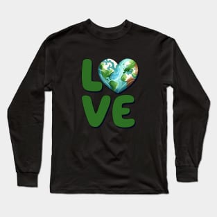 Planet Earth Day Long Sleeve T-Shirt